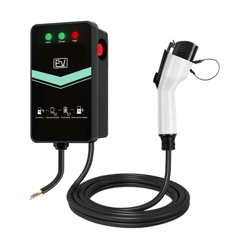 Tipo1 Plug 32A Plug And Charge Stazione di ricarica per veicoli elettrici montata a muro Smart Home