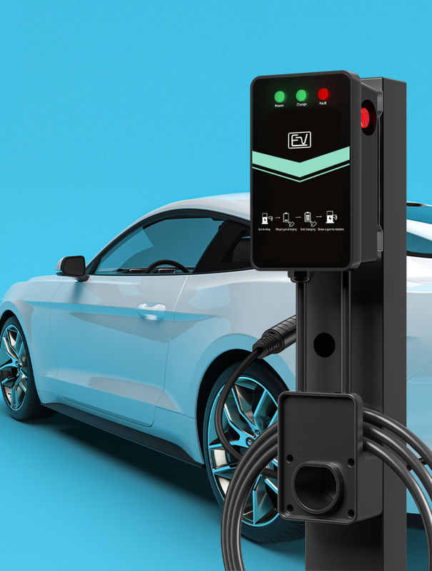 Tipo1 Plug 32A Plug And Charge Stazione di ricarica per veicoli elettrici montata a muro Smart Home