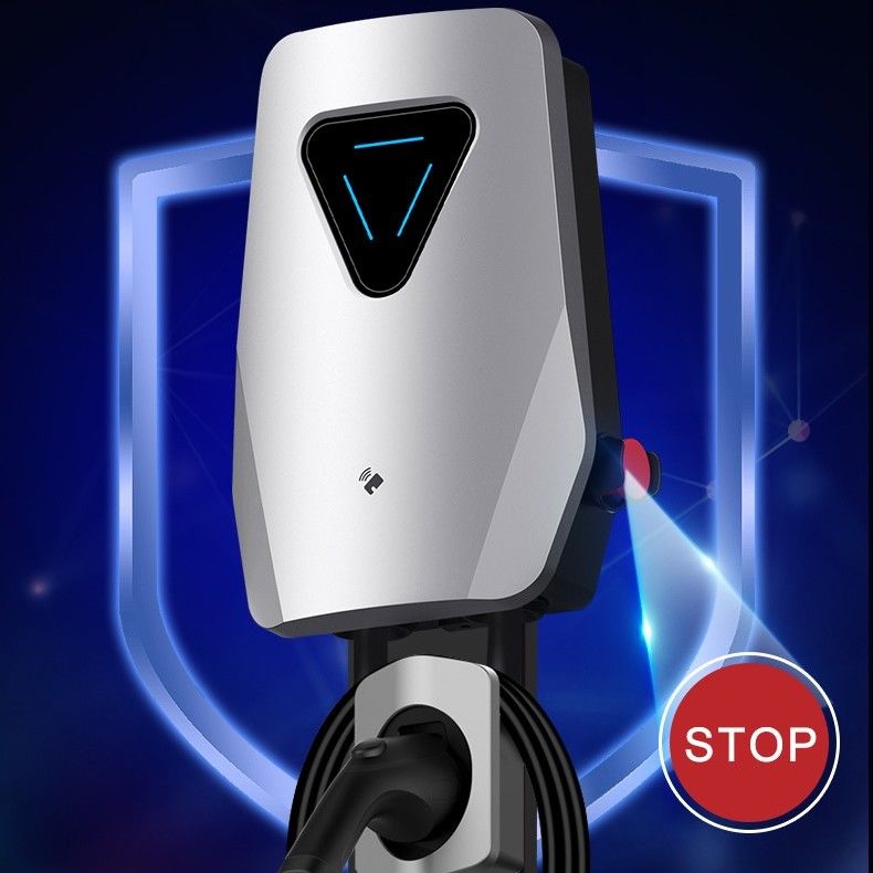 Livello 2 J1772 App di impronte digitali Tipo 2 caricabatterie per veicoli elettrici con cavo standard da 5 m