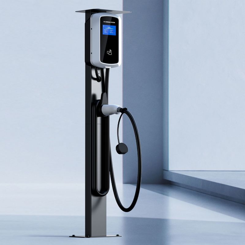 32A 3 stazione di carico fissata al muro di Bluetooth EV di controllo del App di fase per la casa