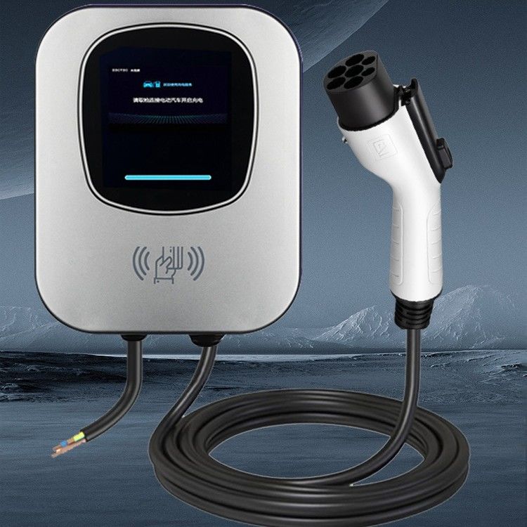 Tesla 7 Kilowatt Carte di scambio 220v Tipo 1 caricabatterie EV con schermo a LED