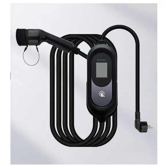Stazione di ricarica portatile per veicoli elettrici a schermo a LED montata a parete 380V
