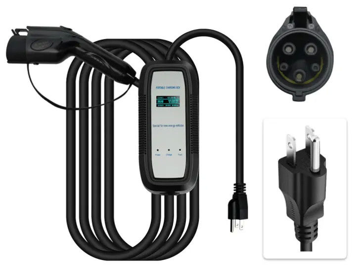 Caricabatterie ad alto ritardamento della fiamma per veicoli elettrici a combustibile PC Tipo 1 AC OEM ODM