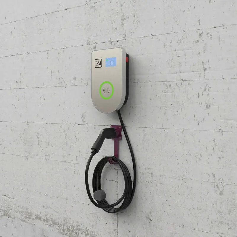 Stazione di carico fissata al muro del pugile 7kw 32a EV della parete di RFID con 5 metri di cavo