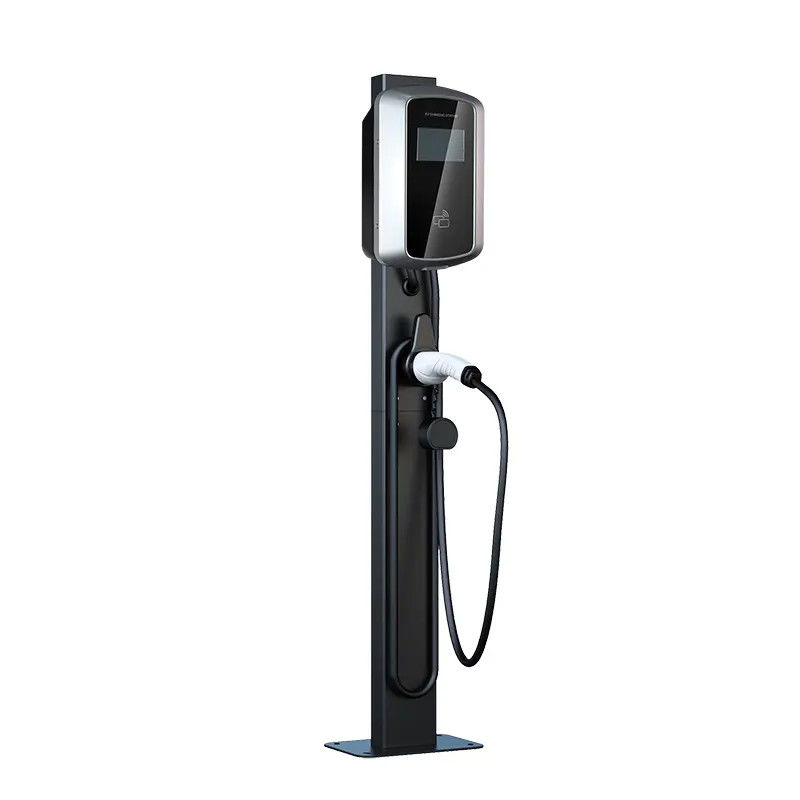 3 punto di carico fissato al muro LCD della stazione di carico 7kw EV della visualizzazione di fase EV