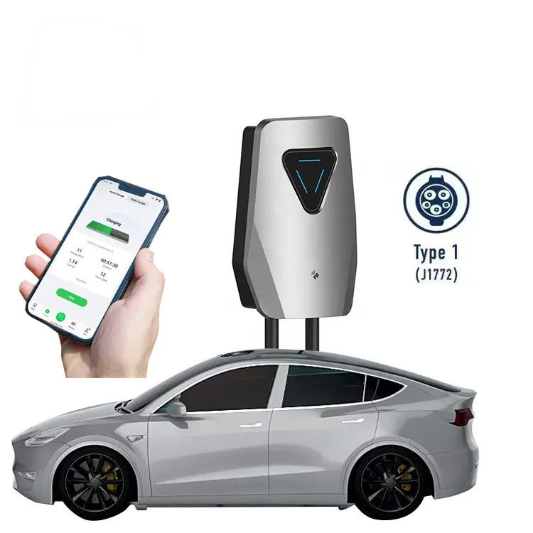 Singolo caricatore standard americano della parete EV di tipo 1 della pistola 32A per il carico della casa di Tesla