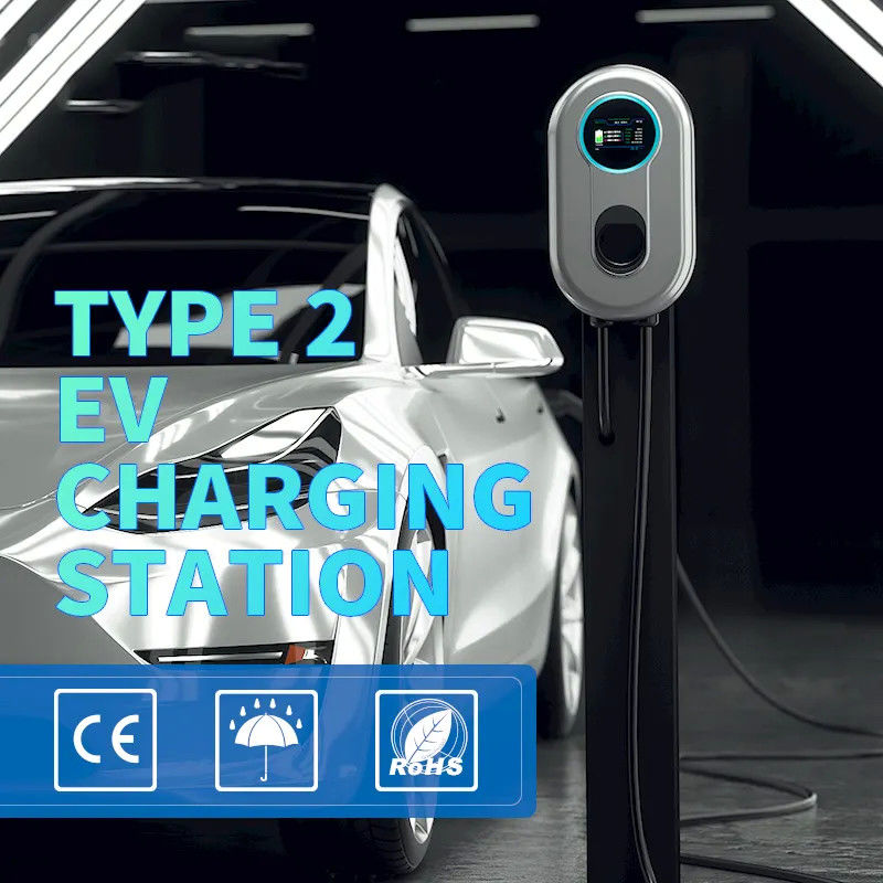 la carta di 22kw RFID 5 metri cabla il tipo mobile - una stazione di carico di 2 EV