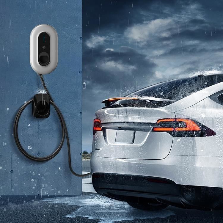 7kw 11kw 22kw schermo LCD a 3 fasi Tipo 2 caricabatterie per veicoli elettrici
