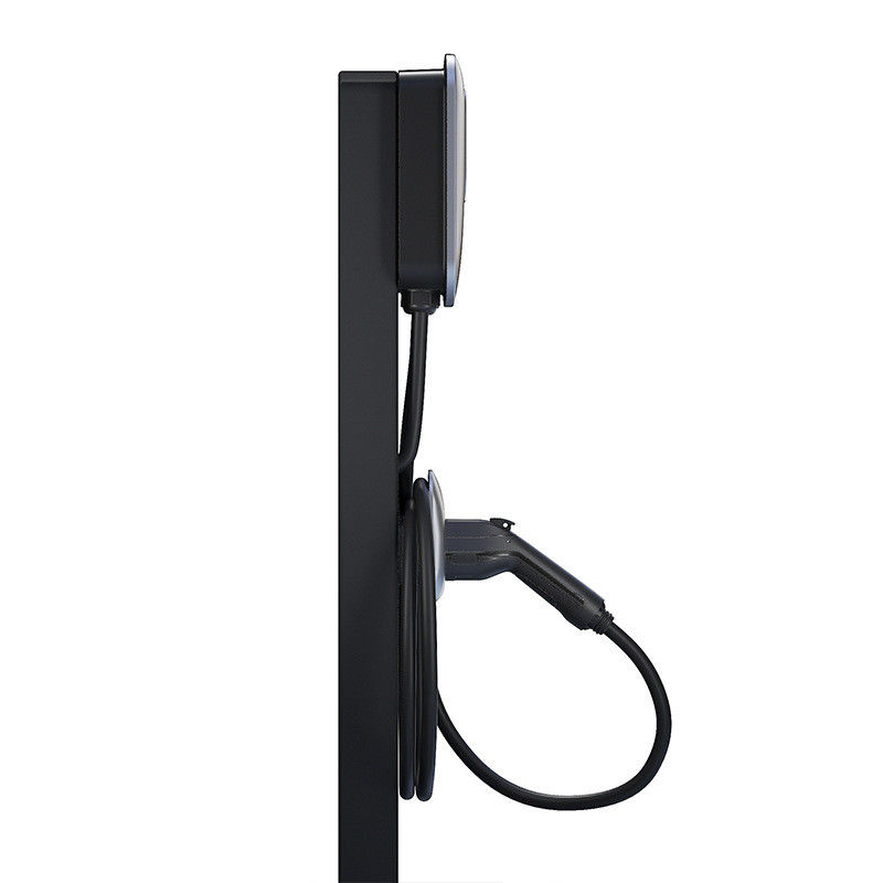 7.4 metri Colonna di cavo montata 11kw Home Tipo 1 caricabatterie EV con scheda RFID