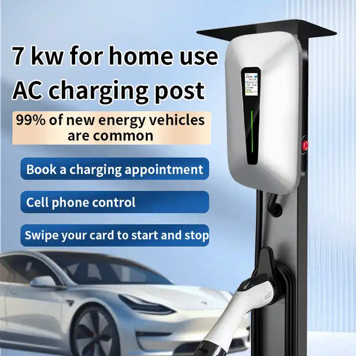 11kw Home Swipe Card Tipo 1 Tipo 2 AC Wall Box Charger 16A 32A