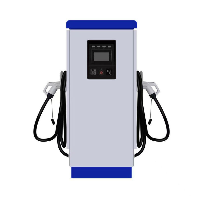 GB/T Doppio cannone 380V 4G EV stazione di ricarica a corrente continua Colori personalizzati