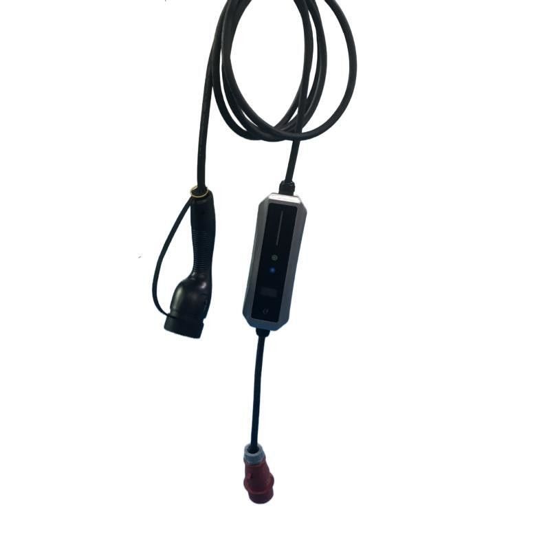 Tipo 1 16A/32A schermo a LED caricabatterie portatile AC EV con presa CEE